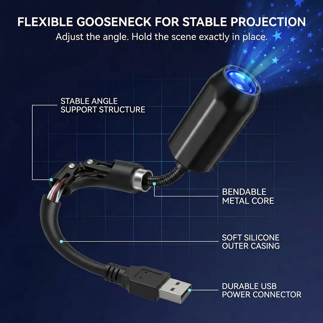 Billhol® 🇬🇧 Night Light Projector - Smart Holographic Star Projector🥈