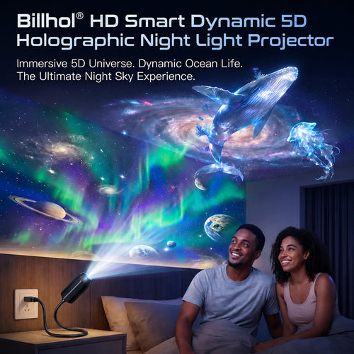 Billhol® 🇬🇧 Night Light Projector  - Smart Holographic Star Projector🎯